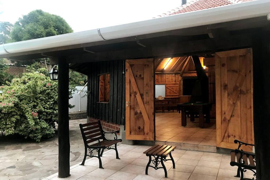 Vila Galpao Rustico No Vale Dos Vinhedos Bento Gonçalves Exteriér fotografie